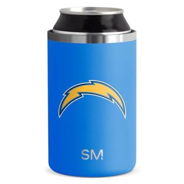 Imagem de Simple Modern Presentes oficialmente licenciados do NFL Los Angeles Chargers para homens, mulheres, pais, Dia dos Pais | Cooler isolado Ranger para latas padrão de 355 ml – Cerveja, Seltzer e