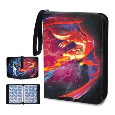 Imagem de Fichário de cartas colecionáveis Coosebaery Fire Dragon 900 Cards