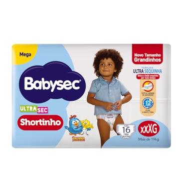 Imagem de FRALDA BABYSEC ULTRASEC SHORTINHO MEGA XXXG 16 UNIDADES