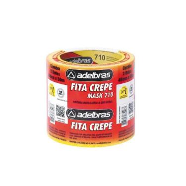 Imagem de Fita Crepe 48mmX50m Adelbras Mask 710 C/2