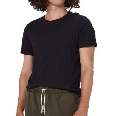 Imagem de Camiseta Masculina Hering 201, Preto, P