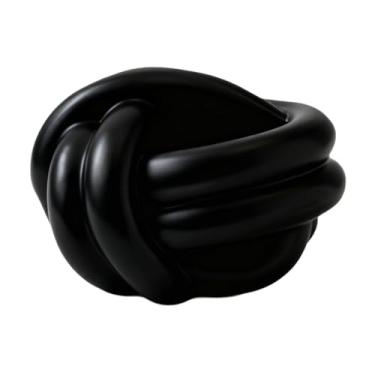 Imagem de Baoblaze Capa para caixa de lenços de papel, suporte para caixa de lenços de papel, decoração de mesa de luxo, recipiente para armazenamento de guardanapos, Preto