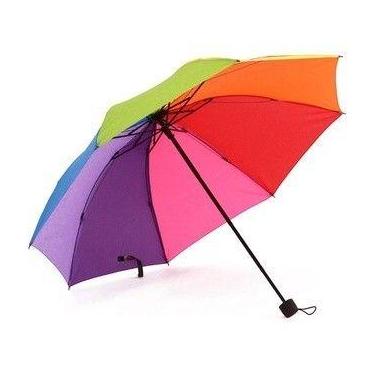 Imagem de Sombrinha Guarda Chuva Arco íris Grande Resistente - NoBrand