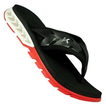 Imagem de Sandália Kenner Masculina Rakka Ultra Force Vermelho/branco/preto Dlm08-44-45