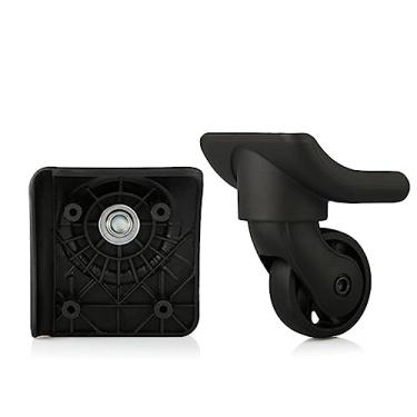 Imagem de TarppedRock Rodas de reposição para malas, conjunto de 2, rodas de reposição para malas, rodas giratórias esquerdas e direitas para