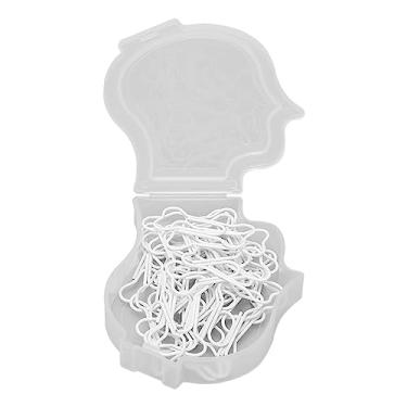 Imagem de Clipes de papel extravagantes fofos em forma de osso de arame coberto de plástico clipes organizadores multiuso para escritório, casa, escola, caderno de recortes, marcador de livro, 30 peças de cores