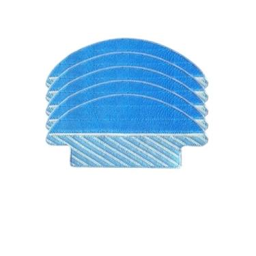 Imagem de Compatible With Conga 3090/Viomi 1X Main Roller Side Brush Hepa Filter Mop Cloth Rag Replacement Cleaner Spare Parts Robot Vacuum Accessory(5 mops)