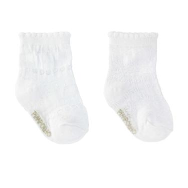 Imagem de Kit c/2 Meias Bebê Folhagem / Zigue-zague Tam 00-15-Pimpolho