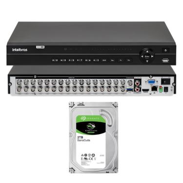 Imagem de Dvr 32 Canais Intelbras Mhdx 1232 Multi hd c/Hd 2TB