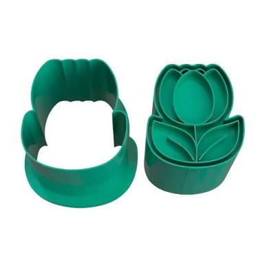 Imagem de Ejetor Modelador Doces Rosa Planta Brigadeiros Docinhos Massa Biscuit 