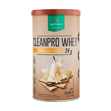 Imagem de Clean Pro Whey Hidrolisado Baunilha Nutrify 450g