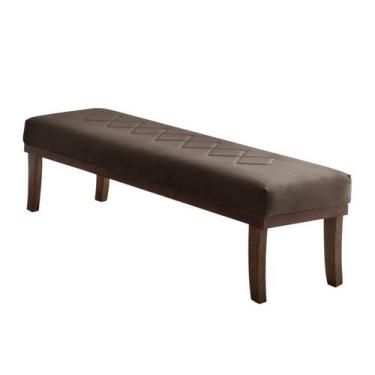 Imagem de Puff Theo Marrom e Imbuia 160 cm - Keva