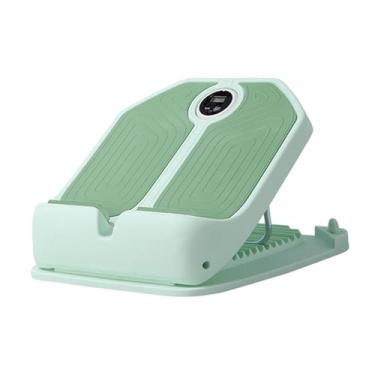 Imagem de IEUDNS Prancha de alongamento de panturrilhas, prancha inclinada com temporizador, academia doméstica portátil profissional, 13 níveis ajustáveis, maca de, Verde