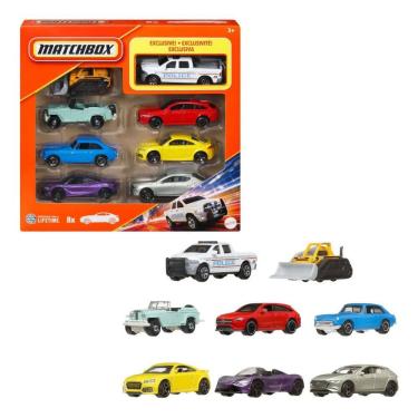 Imagem de Carrinho - Matchbox Policia Com 8 Carros MATTEL