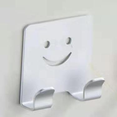 Imagem de LINGBI DAMI Suporte para barbear, suporte de chuveiro, autoadesivo, aço inoxidável, organizador de banheiro e cozinha, adequado para plugues, roupões, toalhas, buchas, roupões de banho, casacos (prata