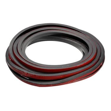 Imagem de YOKIVE Tira de vedação de borracha de espuma de 1/2 polegada, decapagem de borracha EPDM | Faixa de vedação de porta autoadesiva ótima para janelas de portas de carros (preta, 6 metros)