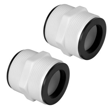 Imagem de Adaptador de mangueira de piscina de 3,8 cm, conector de mangueira de piscina de 3,8 cm compatível com Intex & Coleman Mangueiras de piscina acima do solo, peças de reposição de piscinas para conector