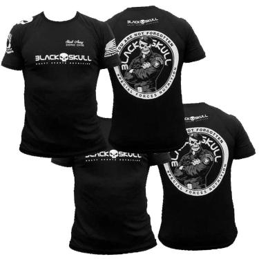 Imagem de Kit 2x Camisas  Bope Black Skull-Unissex