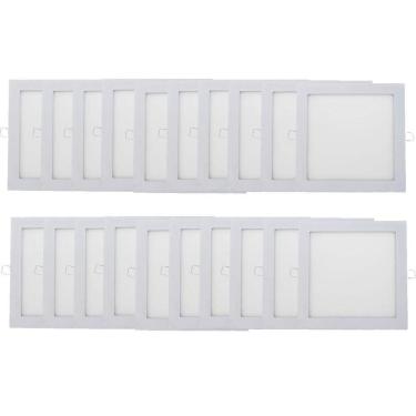 Imagem de Kit 20 Plafon Painel Led Luminária Downlight 18w Embutir