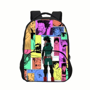 Imagem de Mochila My Hero Academia Midoriya Izuku Cartoon Kids School