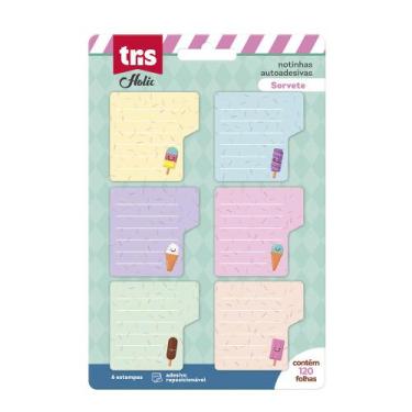 Imagem de Notas Autoadesivas Tris Holic Sorvete - 6 Estampas