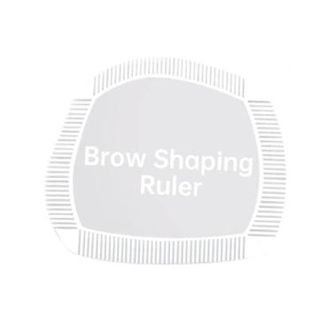 Imagem de Kokiya Régua para Modelar Sobrancelhas, Guia Rápido de Desenho e Posicionamento para Iniciantes, Estêncil Fácil para Mapear Sobrancelhas em Casa, Dormitório, 5.9 Cm X 5.4 Cm