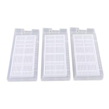 Imagem de Filtro de vácuo robô 3 unidades Fácil instalação Reduz a filtragem eficiente de poeira Filtro de substituição para acessórios de aspirador de pó robô EVE Material de alta