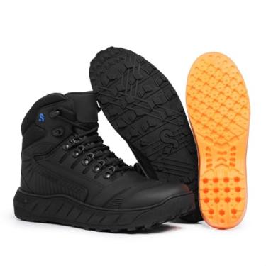 Imagem de Bota Masculina Coturno Militar Cano Médio Titan Couro Genuíno (Preto, BR, BR, Adulto, Numérico, 38)