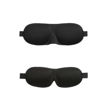 Imagem de Máscara de dormir de pressão zero para pessoas que dormem de lado e de costas - 100% bloqueio de luz 3D venda noturna para mulheres e homens