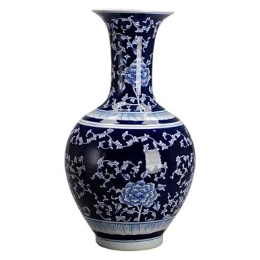 Imagem de Vaso decorativo de cerâmica clássica criativa de alta qualidade para decoração de flores secas, arte, casa, casa, sala de estar, quarto, decoração de casa