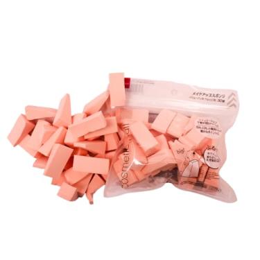 Imagem de Kit de Esponjas para Maquiagem 30 Unidades Aplicação Uniforme Acabamento Profissional Uso Seco ou Úmido