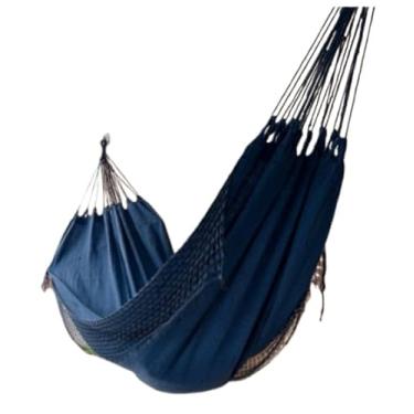 Imagem de Rede De Dormir Descanso Casal Indiana Gigante TODA Reforçada 4M para Varandas, Quintais e Piscinas, Design Decorativo para Relaxamento Familiar(REDE JEANS MAIS SIMPLES)