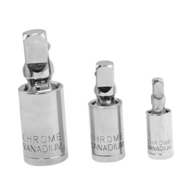 Imagem de RNXRZANK Conjunto de 3 Soquetes Articulados, Adaptador Universal para Chave Inglesa Elétrica Ajustável, Adaptador para Soquetes Giratórios.