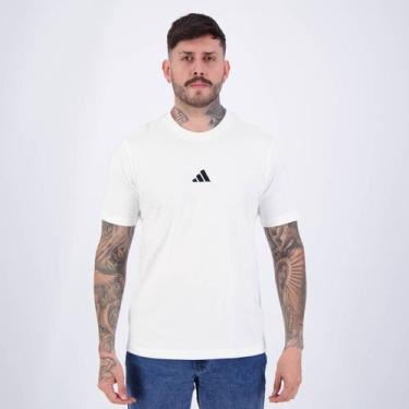 Imagem de Camiseta Adidas 3S Logo Branca, EG