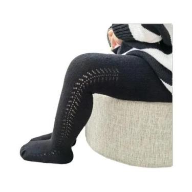 Imagem de Meias De Algodão Tricotadas Para Meninas De Verão 0-8 Anos Meia Calça 