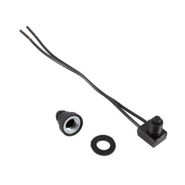 Imagem de AMONIDA Botão Liga/desliga à Prova D'água 12V Com Cabo de 4 Polegadas, Pacote de 5 para Motocicleta