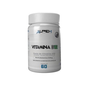 Imagem de Vitamina B12 60 Cápsulas - Alpex Sports Nutrition-Unissex