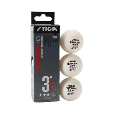 Imagem de Bolas De Tênis De Mesa STIGA ITTF 40 Plus, Alta Elasticidade, Duráveis