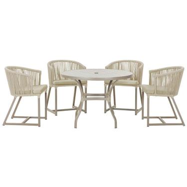 Imagem de Mesa Com 4 Cadeiras E Noronha Estofado 7 Trama Original Rami