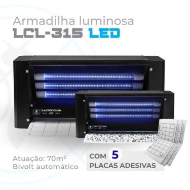 Imagem de Atrativo para Mosquitos LCL-315 3 Lâmpadas LED Bivolt - Luminnus, Pret
