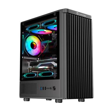 Imagem de Gabinete Gamer Hayom GB1727 3 Fans S/Fonte Micro-ATX - GB1727
