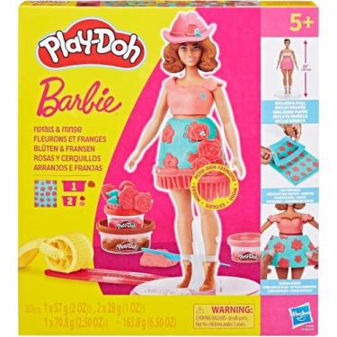 Imagem de Massinha Play Doh Barbie Arranjos e Franjas G1360 - Play-Doh