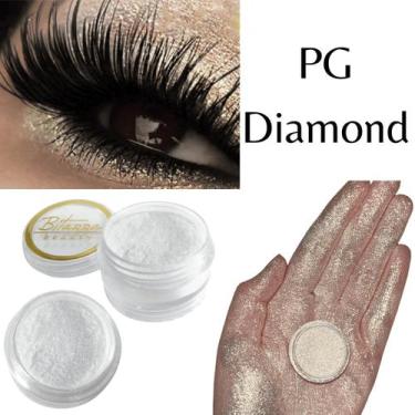 Imagem de Sombra asa de borboleta Pigmento e Glitter Cor Diamond - Bitarra Beaut