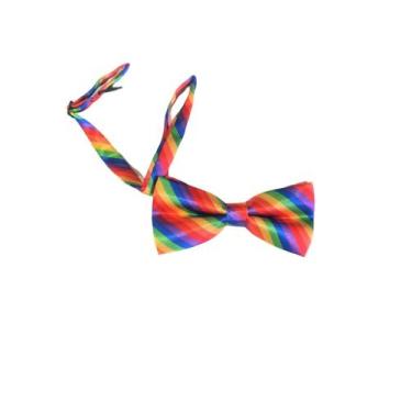 Imagem de Kit 2Un Fantasia Gravata Borboleta Colorida Cetim Unisex - Lynx