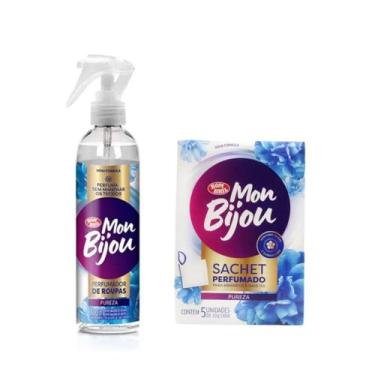 Imagem de Kit 1 Água Perfumada Mon Bijou + 1 Sachê Pureza Mon Bijou (2 Itens)