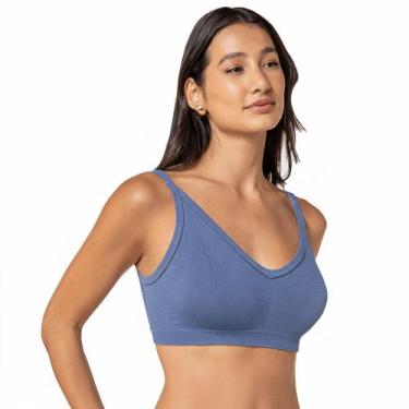 Imagem de Sutiã Top Básico Loba Lupo 41376-001 Sem Costura, Telha, G