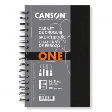 Imagem de Caderno Sketchbook Espiral One 80 Folhas - Canson - Tendtudo