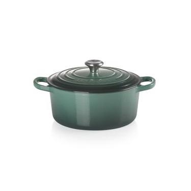Imagem de PANELA REDONDA LE CREUSET SIGNATURE 22CM EM FERRO FUNDIDO ESMALTADO VERDE ARTICHAUT 21177227954430