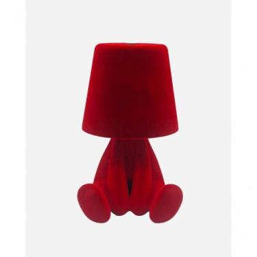 Imagem de Abajur Boneco Infantil Led 3 Luzes Iluminação Noturna Vermelho - Jac P