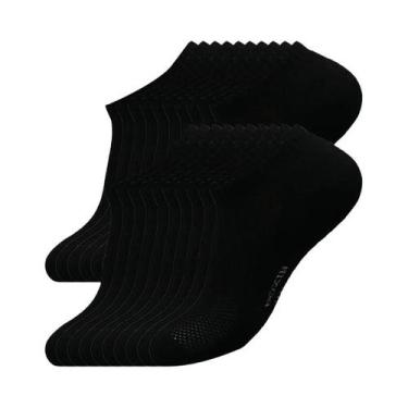 Imagem de Conjunto De Meias Esportivas Quentes Masculinas Pretas E Brancas 5/10/